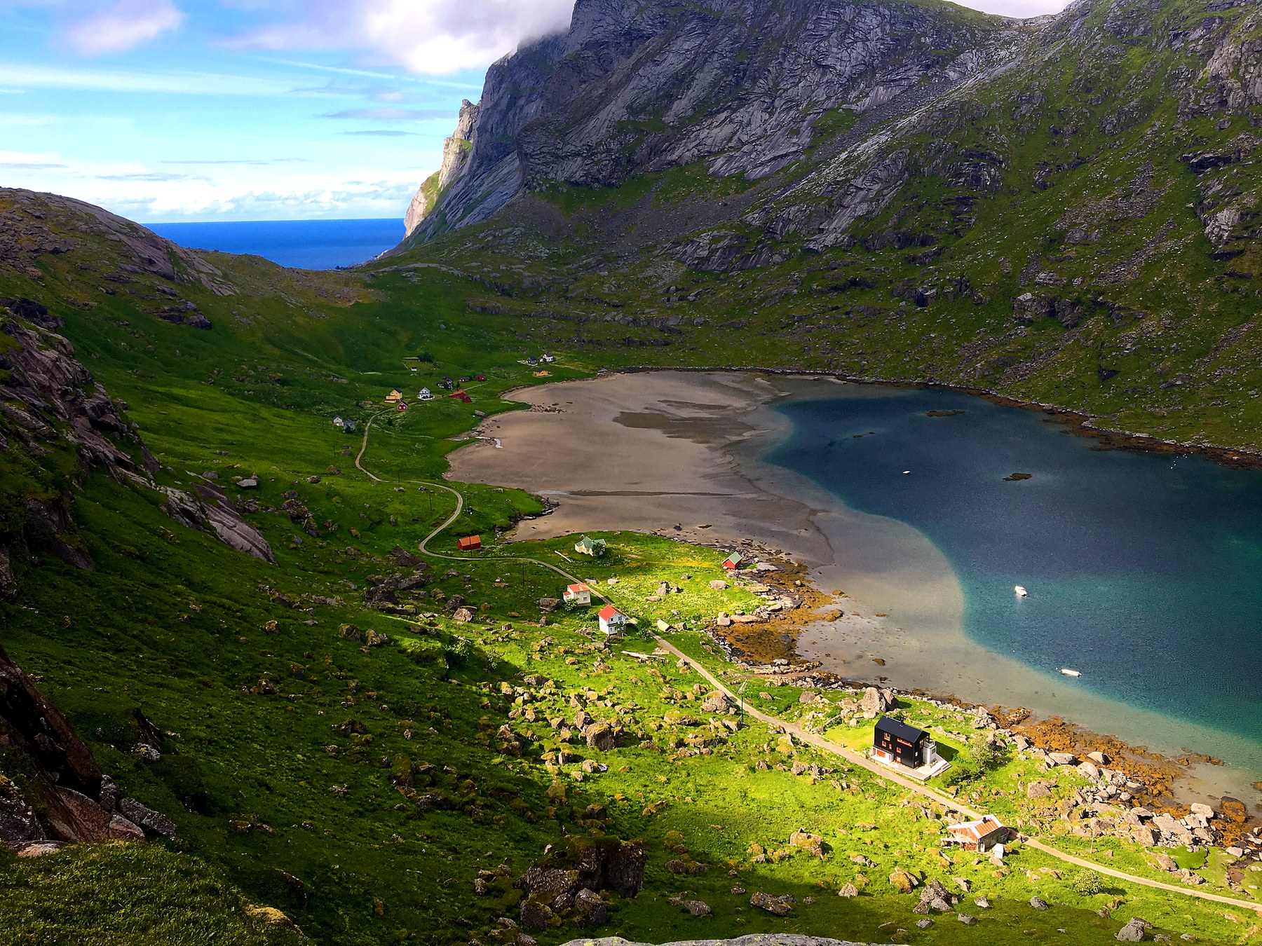 Vindstad sett ovenfra